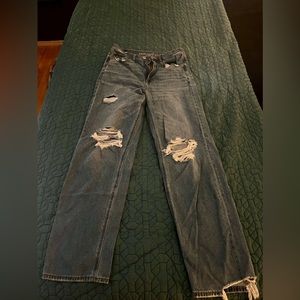 American Eagle distressed boyfriend jeans